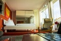 Interior of room-studio in hotel of small german town. Baden-Baden, Germany