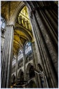 Interior of the Rouen Cathedral