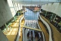 Interior of the Royal Library, also known as The Black Diamond in Copenhagen