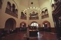 Interior of the Royal Library, also known as The Black Diamond in Copenhagen Royalty Free Stock Photo