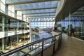 Interior of the Royal Library, also known as The Black Diamond in Copenhagen Royalty Free Stock Photo