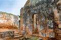 Interior of a Ruined Mosque at Chellah in Rabat Morocco Royalty Free Stock Photo