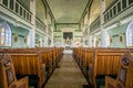 Interior rural church