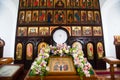 Interior of Russian orthodox church