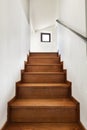 Interior rustic house, staircase