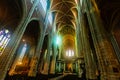 Interior of Saint Bavo Cathedral, Ghent, Belgium