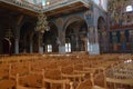 Interior of Saint George Church on Paralimni, Cyprus on June 12, 2018. Royalty Free Stock Photo