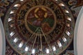 Interior of Saint George Church on Paralimni, Cyprus on June 12, 2018. Royalty Free Stock Photo