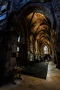 Interior of Saint Giles Cathedral or High Kirk of Edinburgh. Presbyterian Church, Scotland, UK