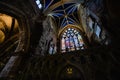 Interior of Saint Giles Cathedral or High Kirk of Edinburgh. Presbyterian Church, Scotland, UK