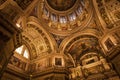 Interior of Saint Isaac`s Cathedral in St. Petersburg, Russia Royalty Free Stock Photo