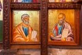 Interior of Saint John the Theologian Church, Kaneo in Ohrid Royalty Free Stock Photo