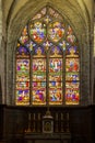 interior of Saint-Just church in Arbois, department Jura, Franche-Comte, France Royalty Free Stock Photo