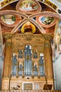 Interior of Saint Maria church at Morcote on Switzerland Royalty Free Stock Photo