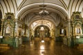 The interior of the Saint Nicholas Naval Cathedral in St. Petersburg