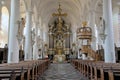 Interior Saint Nicolas church, Eupen Royalty Free Stock Photo