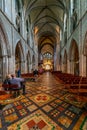 Interior of Saint Patrick Cathedral in Dublin, Ireland Royalty Free Stock Photo