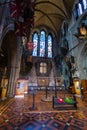 Interior of Saint Patrick Cathedral in Dublin, Ireland Royalty Free Stock Photo