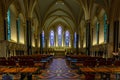 Interior of Saint Patrick Cathedral in Dublin, Ireland Royalty Free Stock Photo