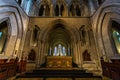 Interior of Saint Patrick Cathedral in Dublin, Ireland Royalty Free Stock Photo