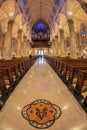 Interior of Saint Patrick Cathedral, Manhattan, New York, USA Royalty Free Stock Photo