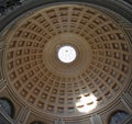 Interior of the Saint Peter basilica in Vatican. Royalty Free Stock Photo