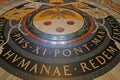 Interior of the Saint Peter`s Basilica in the Vatican Royalty Free Stock Photo