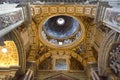 Interior of Saint Peters Basilica Royalty Free Stock Photo