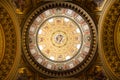 Interior of saint Stephen Basilica, Budapest Royalty Free Stock Photo