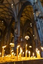 interior of Saint Stephen Cathedral in Vienna, Austria Royalty Free Stock Photo