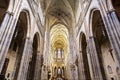 Interior of Saint Vitus Cathedral.Cathedral of Saint Vitus