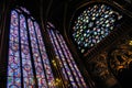 Interior of the Sainte-Chapelle in Paris