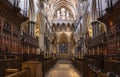 Interior of Salisbury Cathedral Royalty Free Stock Photo