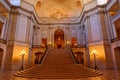 Interior of San Francisco City Hall, one of travel attractions in San Francisco,