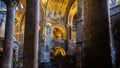 Interior of San Marco, aka Saint Mark Basilica in Venice, Italy