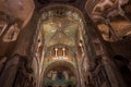 Interior of San Vitale basilica in Ravenna with famous mosaics, World UNESCO heritage Royalty Free Stock Photo