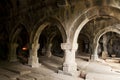 Interior of Sanahin monastery, Armenia Royalty Free Stock Photo