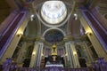 Interior of the Sanctuary of Tindari basilica of Black Madonna Nera Sicily Italy