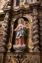 Interior of the Santa Maria church in Cadaques , in Spain