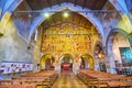 Interior of Santa Maria degli Angeli Church, on March 4 in Lugano, Switzerland