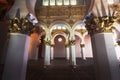 Interior of Santa Maria la Blanca Synagogue - Toledo, Castila La Macha, Spain