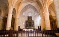 Interior of Santo Domingo cathedral Royalty Free Stock Photo