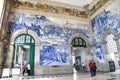 Interior of Sao Bento Railway Station in Porto