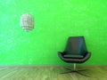 Interior scene chair with lamp Royalty Free Stock Photo