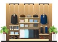 Interior Scene Of Luxury Men Clothing Store