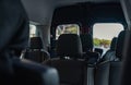 Interior with seats inside the car Royalty Free Stock Photo