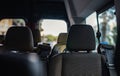 Inside the minivan car Royalty Free Stock Photo