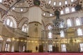 The interior of the Sehzade Mosque in Istanbul Royalty Free Stock Photo