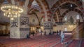 Interior of the Selimiye Mosque in Edirne, Turkey Royalty Free Stock Photo