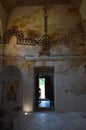 Interior of the Serbian Orthodox monastery Royalty Free Stock Photo